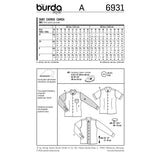 BURDA - 6931 Chemise homme