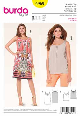 BURDA - 6969 Ladies Dress/Top