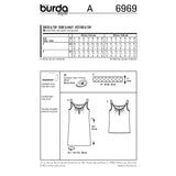 BURDA - 6969 Ladies Dress/Top