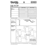 BURDA - 6990 Ladies Top