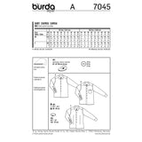 BURDA - 7045 Mens Shirt