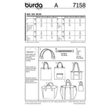 BURDA - 7158 Sacs