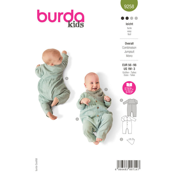BURDA - 9258 Baby Co-ords