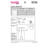 BURDA - 9258 Ensemble bébé