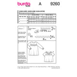 BURDA - 9260 Robe / blouse pour enfants