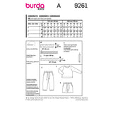 BURDA - 9261 Pantalon / pull pour enfants