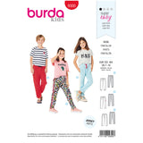BURDA - 9300 Pantalon de jogging à coulisse élastique
