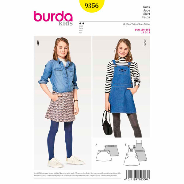 BURDA - 9356 Child Girl Schoolage