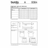 BURDA - 9364 Child Coordinates