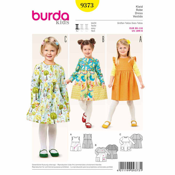 BURDA - 9373 Child Dress
