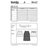 BURDA - 9442 Jupe enfant