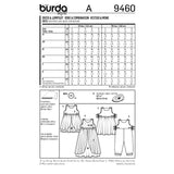 BURDA - 9460 Child Dress/Jumpsuit