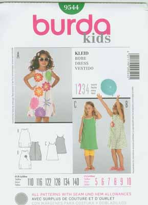 BURDA - 9544 Child Dress