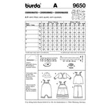 BURDA - 9650 Child Coordinates