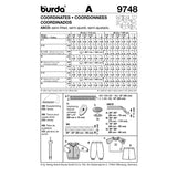 BURDA - 9748 Child Coordinates