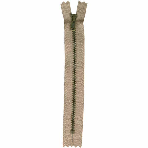 COSTUMAKERS Denim Closed End Zipper 18cm (7") - Light Beige - 1710