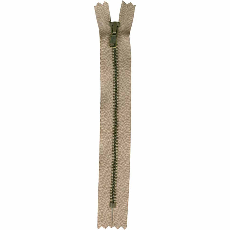 COSTUMAKERS Denim Closed End Zipper 20cm (8") - Light Beige - 1710