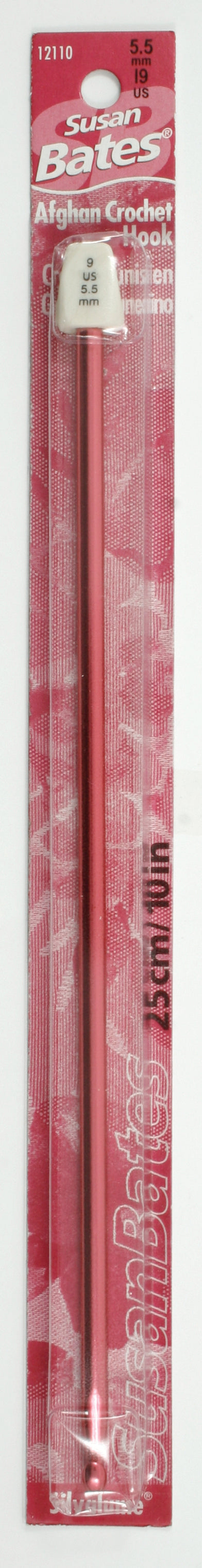 Crochet tunisien SB Silvalume 10 po 5,5mm, I-9