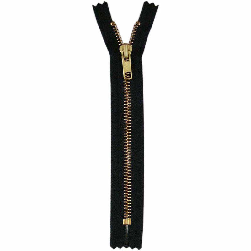 COSTUMAKERS Denim Closed End Zipper 18cm (7") - Black - 1713