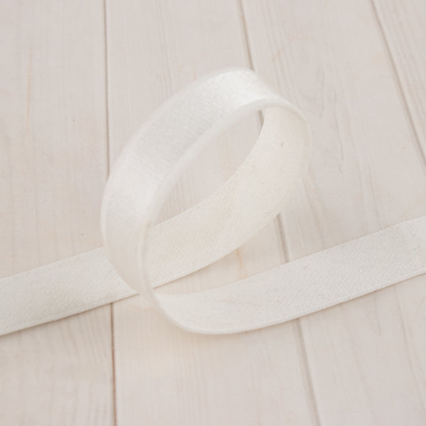Sangle de soutien-gorge en nylon/élasthanne 20 mm - Blanc