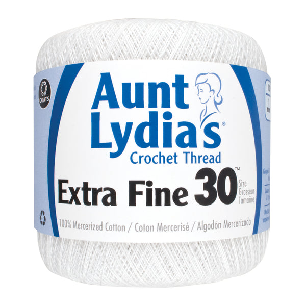Aunt Lydia - CROCHET THREAD extra fine size 30 - Natural