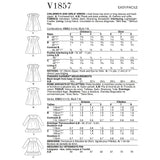 V1857 Children's and Girls' Dress