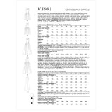 V1861 Misses' Special Occasion Dress and Sash (16-18-20-22-24)