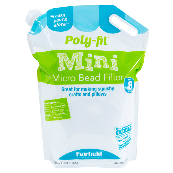 FAIRFIELD Poly-Fil® Rembourrage de mini-microbilles - 8 L (.28 pieds cubes)