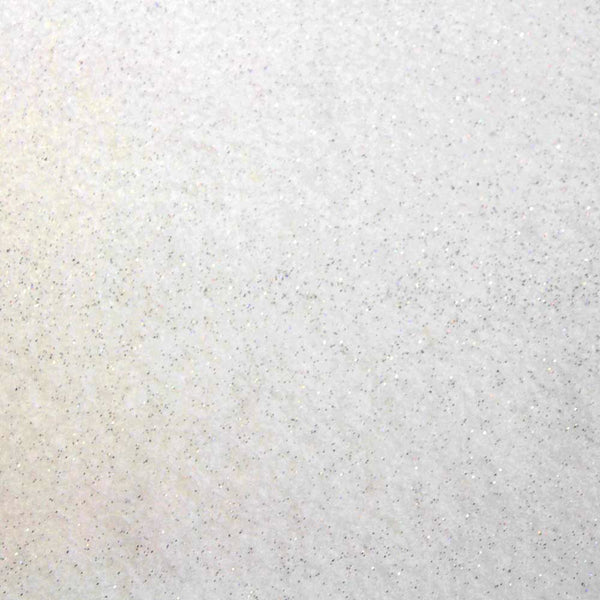 UNIQUE  GlitterFelt™ Square - 23 x 30cm (9" x 12") - White