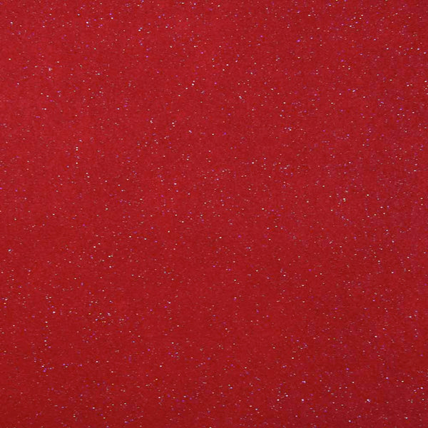 UNIQUE GlitterFelt™ Square - 23 x 30cm (9" x 12") - Red
