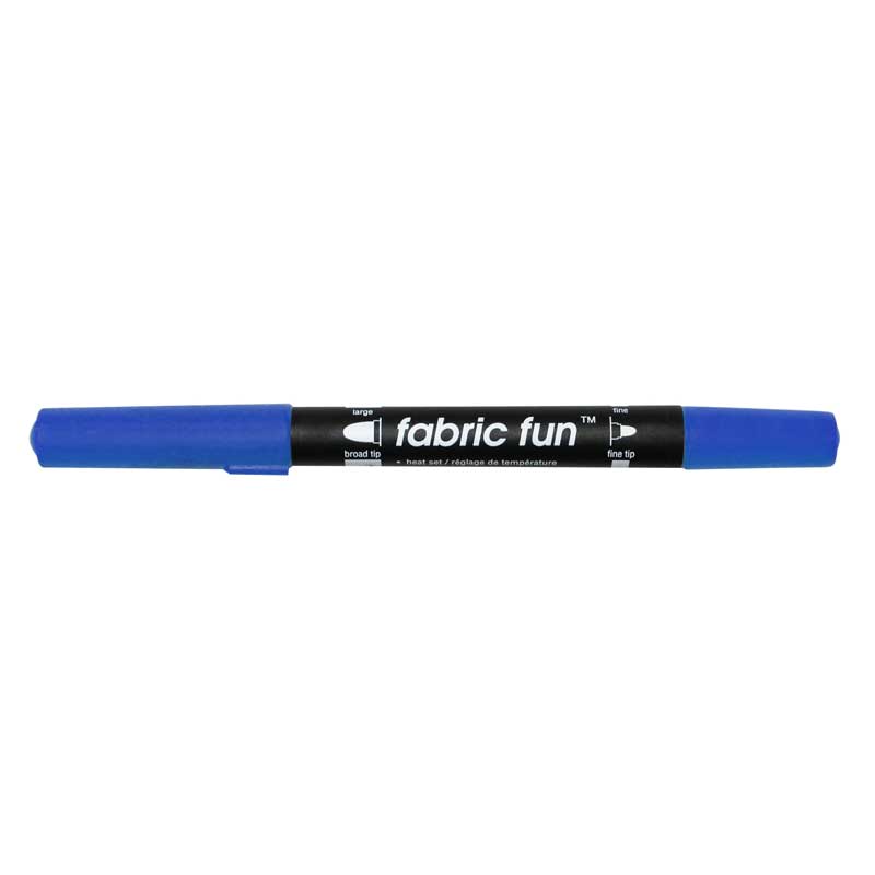 FABRIC FUN Dual Tip Fabric Marker - Black