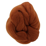 UNIQUE CRAFT Natural Wool Roving - 25g - Bister Brown