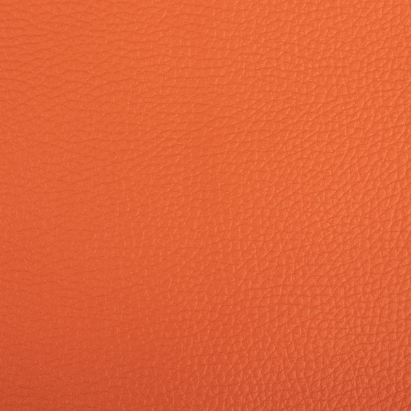 Tissu décor maison - Aspect Cuir - Chesterfield Orange