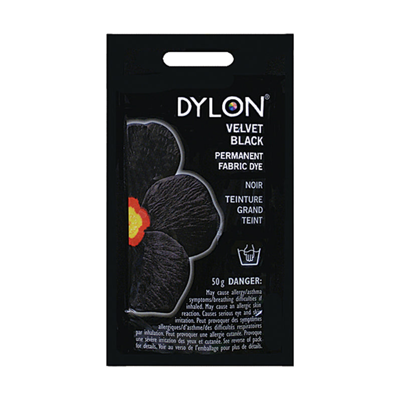 DYLON Permanent Fabric Dye - Velvet Black
