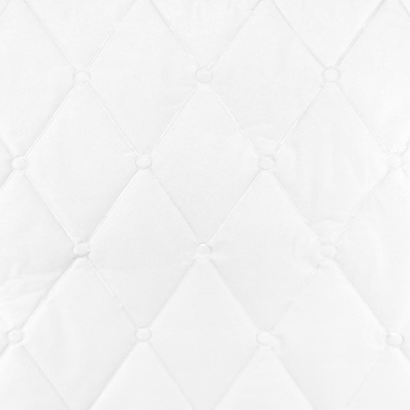 9 x 9 po Tissu décor maison - Vinyle protecteur de matelas - Blanc