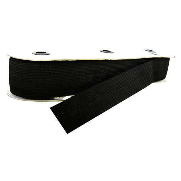 UNIQUE Belting Elastic 38mm x 17m - Black