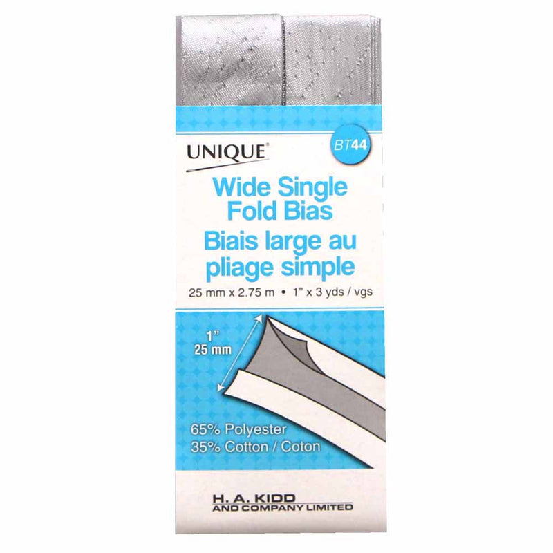 UNIQUE Wide 1 Fold 2.75m Met. Silver 125