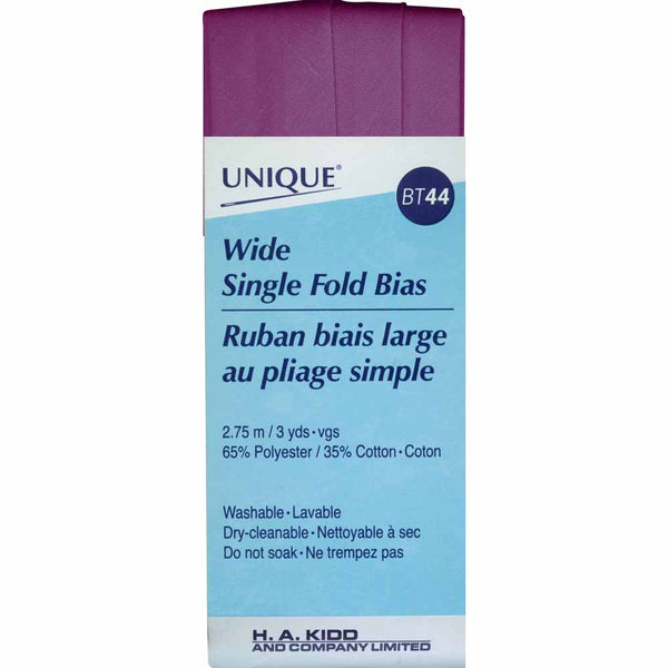 UNIQUE Wide 1 Fold 2.75m Purple 430