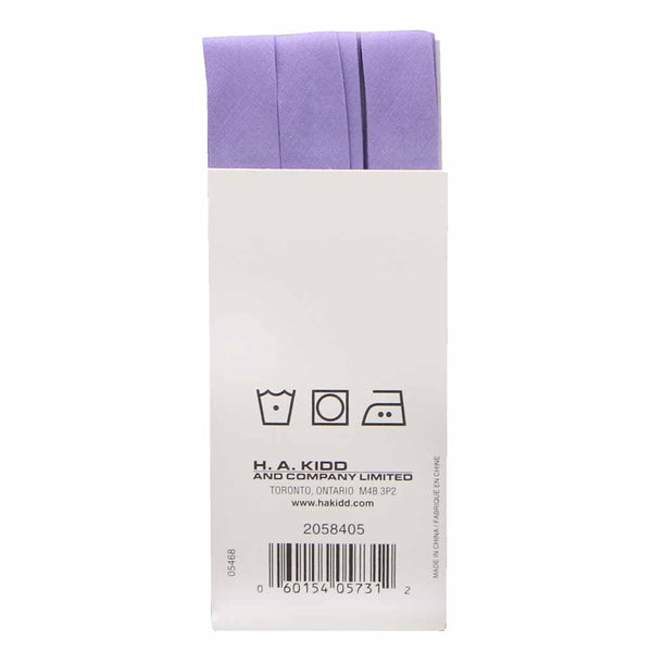 UNIQUE - Extra Wide Double Fold Bias Tape - 15mm x 2.75m - Lavender