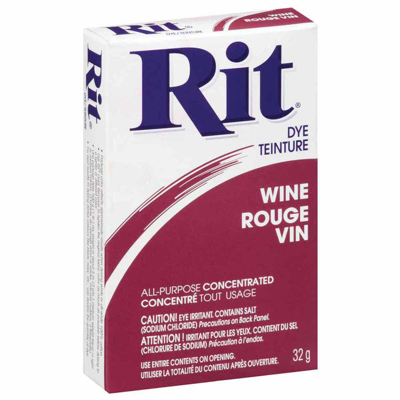 RIT All Purpose Powder Dye - Wine - 31.9g (1⅛ oz)