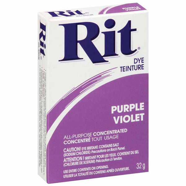 Teinture en poudre tout usage RIT - violet - 31,9g (1⅛ oz)