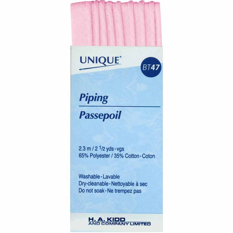 UNIQUE Cord Piping 2.3mLt Pink 200