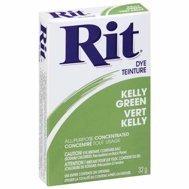 RIT All Purpose Powder Dye - Kelly Green - 31.9g (1⅛ oz)