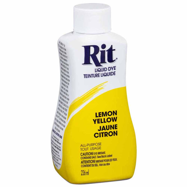 RIT All Purpose Liquid Dye - Lemon Yellow - 236 ml (8 oz)