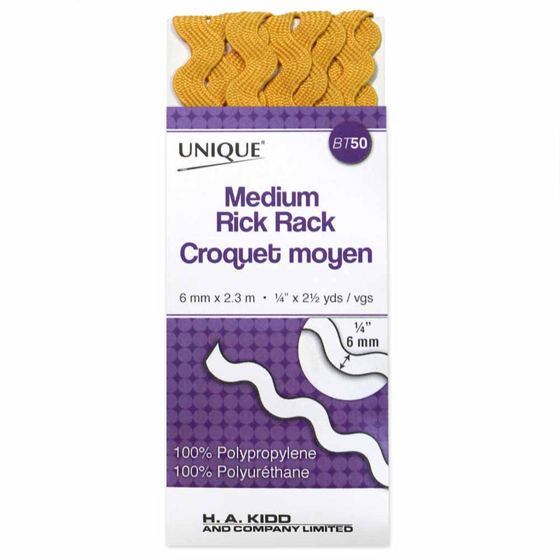 UNIQUE Croquet moyen 14mm x 2.3m - or / jaune