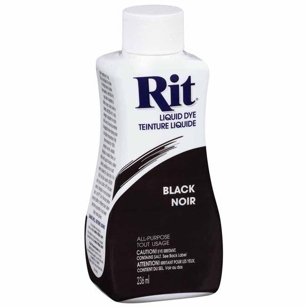 RIT All Purpose Liquid Dye - Black - 236 ml (8 oz)