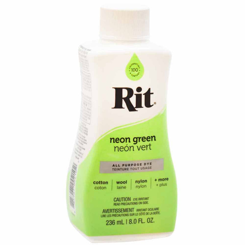 RIT All Purpose Liquid Dye - Neon Green - 236 ml (8 oz)