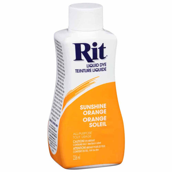 RIT All Purpose Liquid Dye - Sunshine Orange - 236 ml (8 oz)