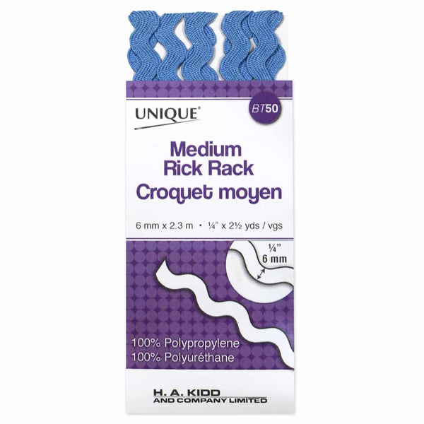UNIQUE Croquet moyen 14mm x 2.3m - bleu copenhague