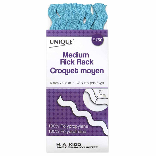 UNIQUE Croquet moyen 14mm x 2.3m - bleu aqua